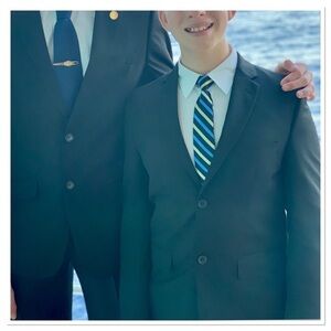 JOSEPH & FEISS black suit jacket (Size 16)